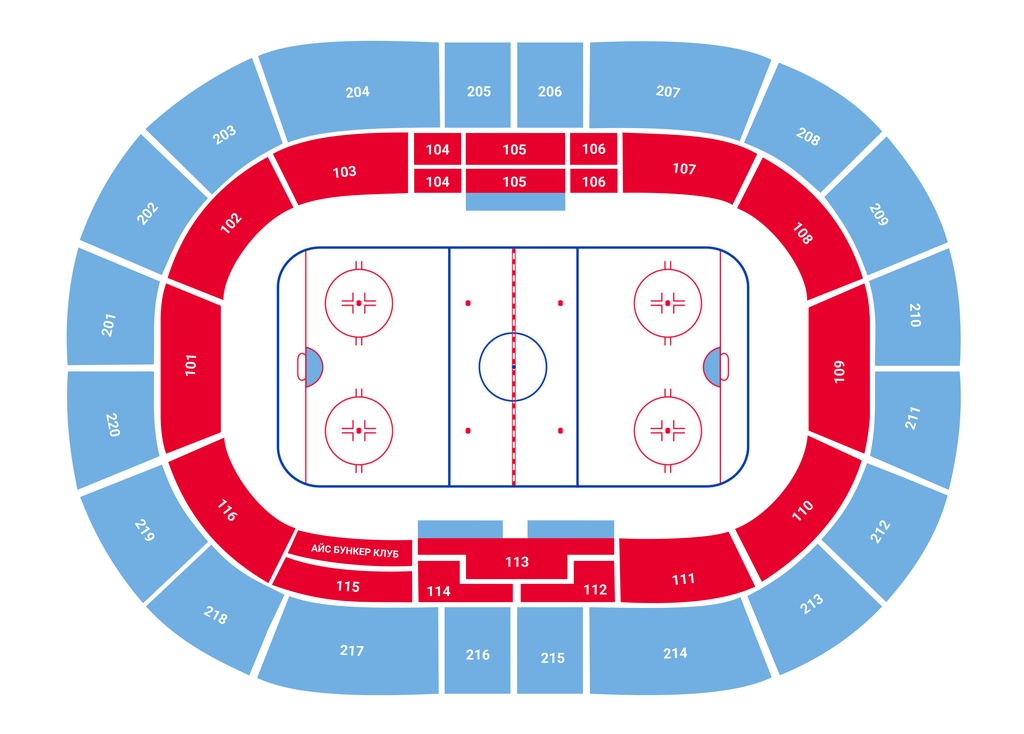 Фетисов арена схема зала